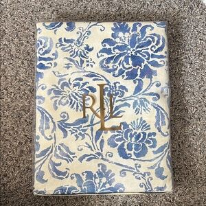 Ralph Lauren Blue and Cream Floral Table Linen